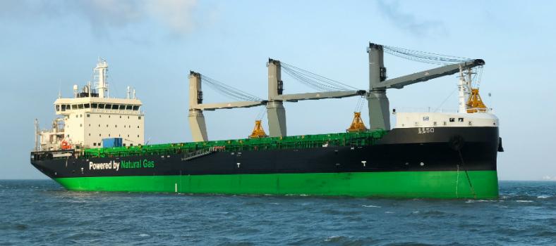 The world’s most eco-friendly bulk carrier Haaga has been delivered to ESL Shipping