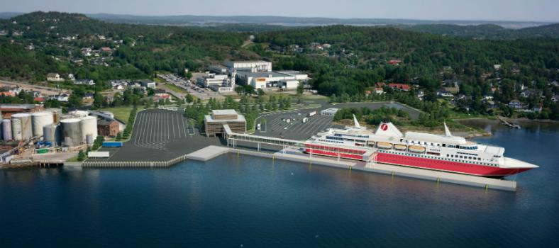 Fjord Line aims to build Norway’s most modern and environmentally friendly ferry port in Sandefjord