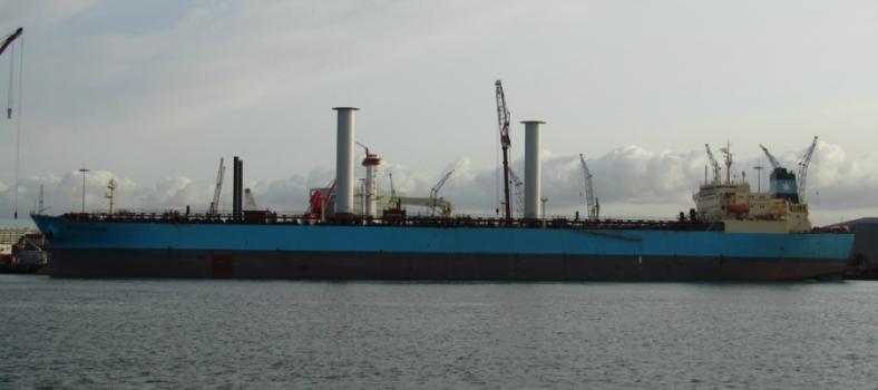 Testing begins on first product tanker vessel utilising wind propulsion technology